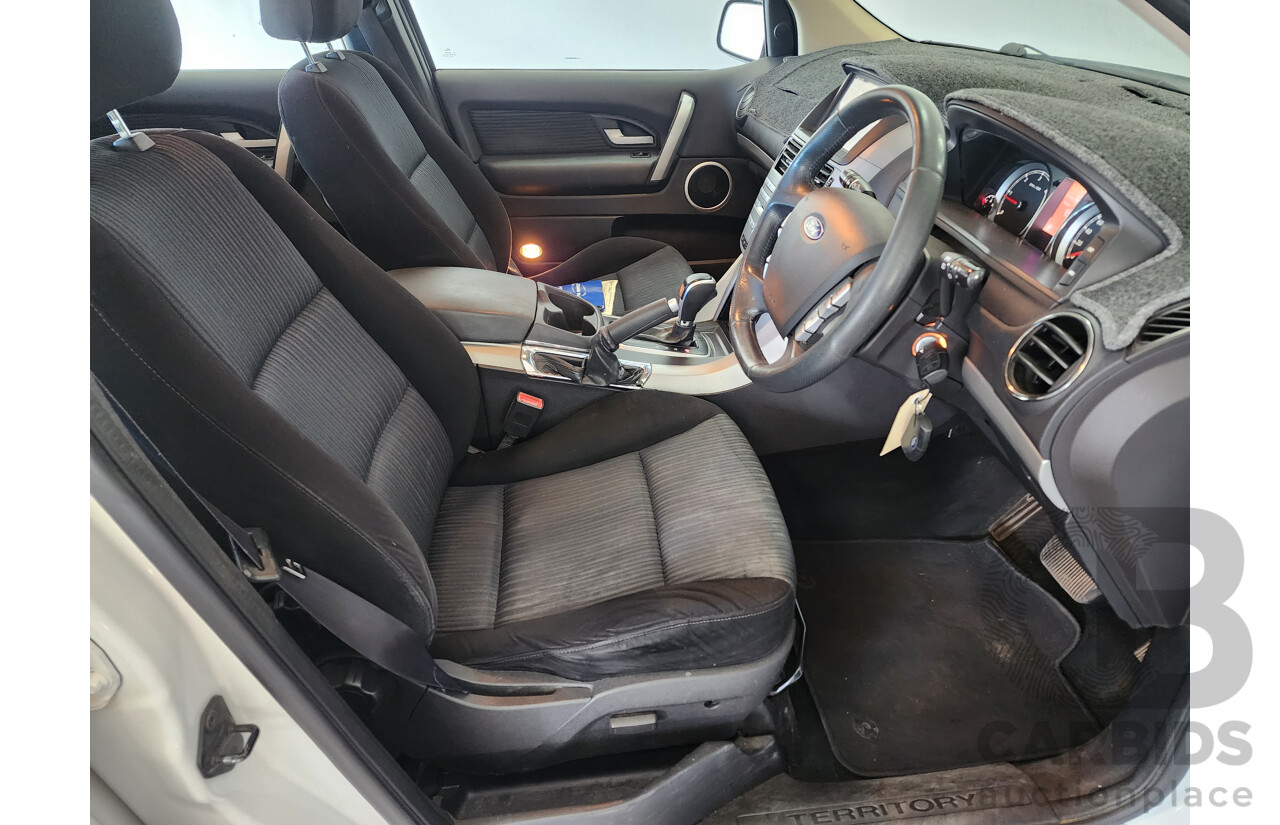 5/2013 Ford Territory TS (4x4) SZ 4d Wagon White 2.7L