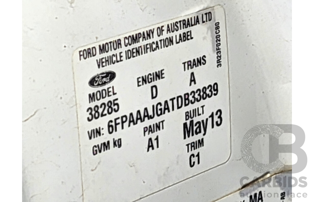 5/2013 Ford Territory TS (4x4) SZ 4d Wagon White 2.7L