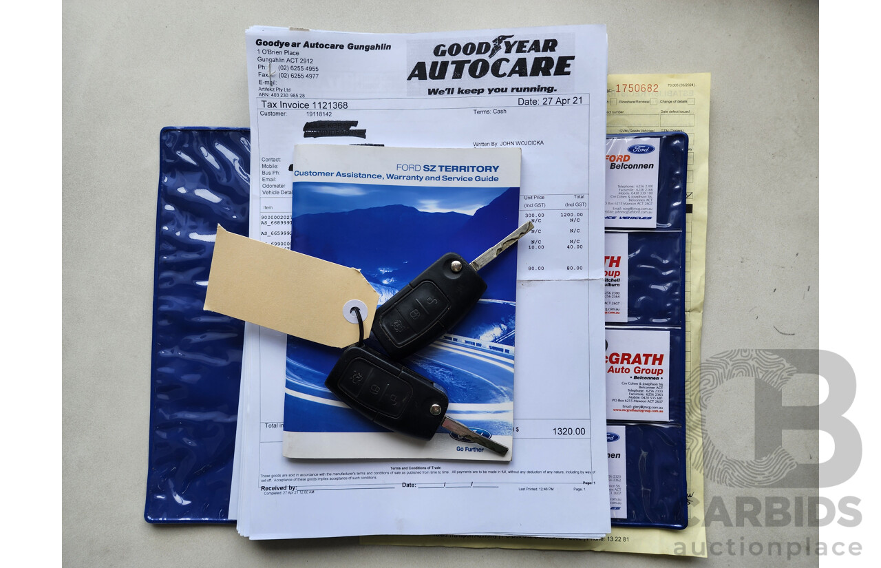 5/2013 Ford Territory TS (4x4) SZ 4d Wagon White 2.7L