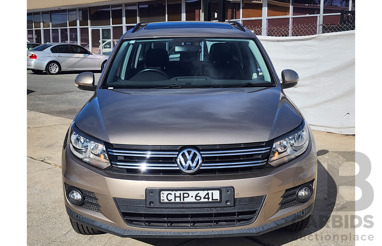 7/2012 Volkswagen Tiguan 132 TSI Pacific 5NC MY12 4d Wagon Beige 2.0L