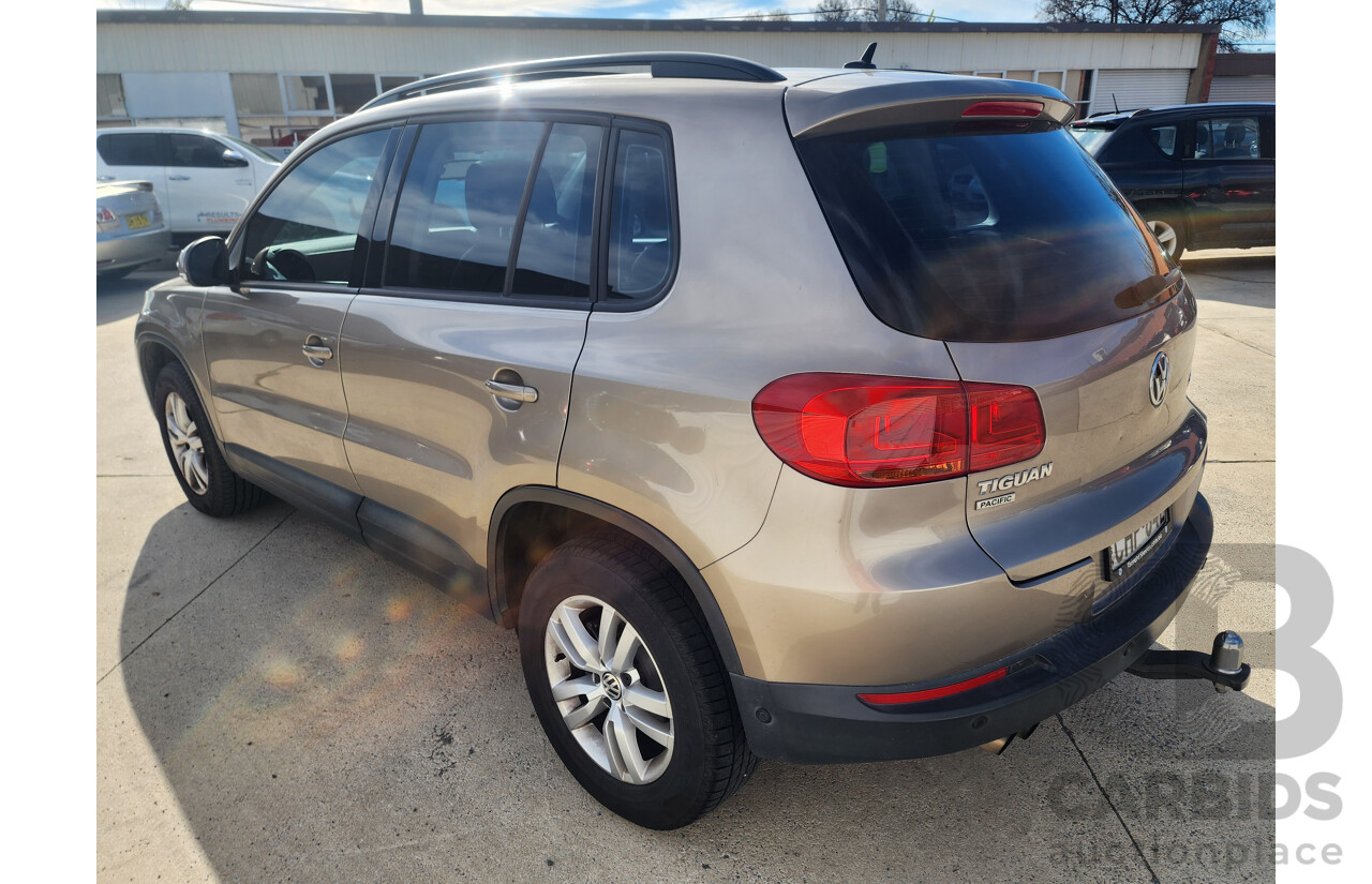 7/2012 Volkswagen Tiguan 132 TSI Pacific 5NC MY12 4d Wagon Beige 2.0L