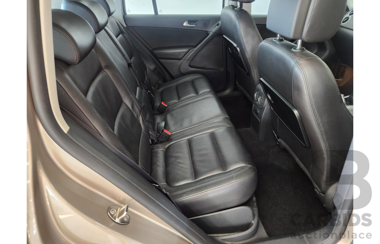 7/2012 Volkswagen Tiguan 132 TSI Pacific 5NC MY12 4d Wagon Beige 2.0L