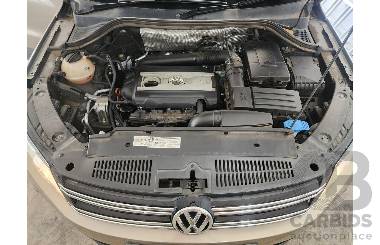 7/2012 Volkswagen Tiguan 132 TSI Pacific 5NC MY12 4d Wagon Beige 2.0L