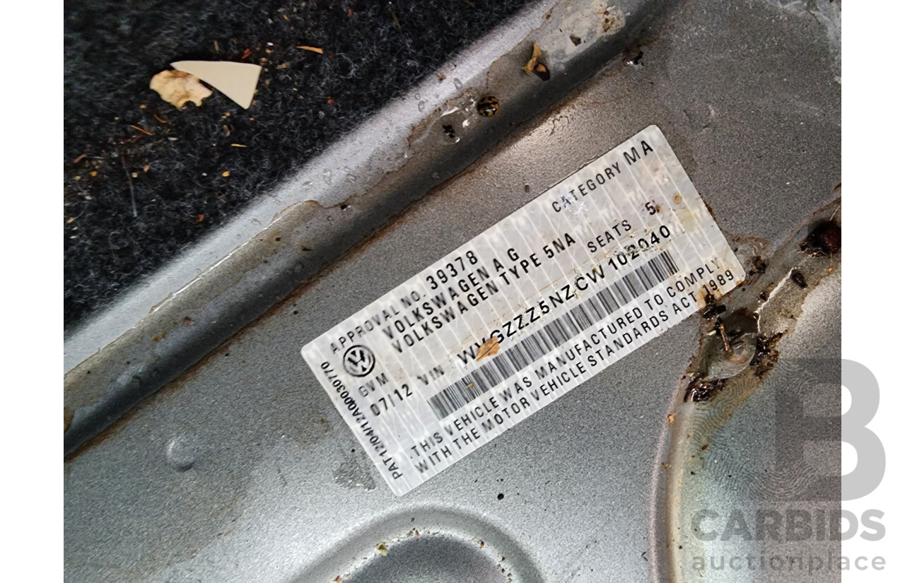 7/2012 Volkswagen Tiguan 132 TSI Pacific 5NC MY12 4d Wagon Beige 2.0L