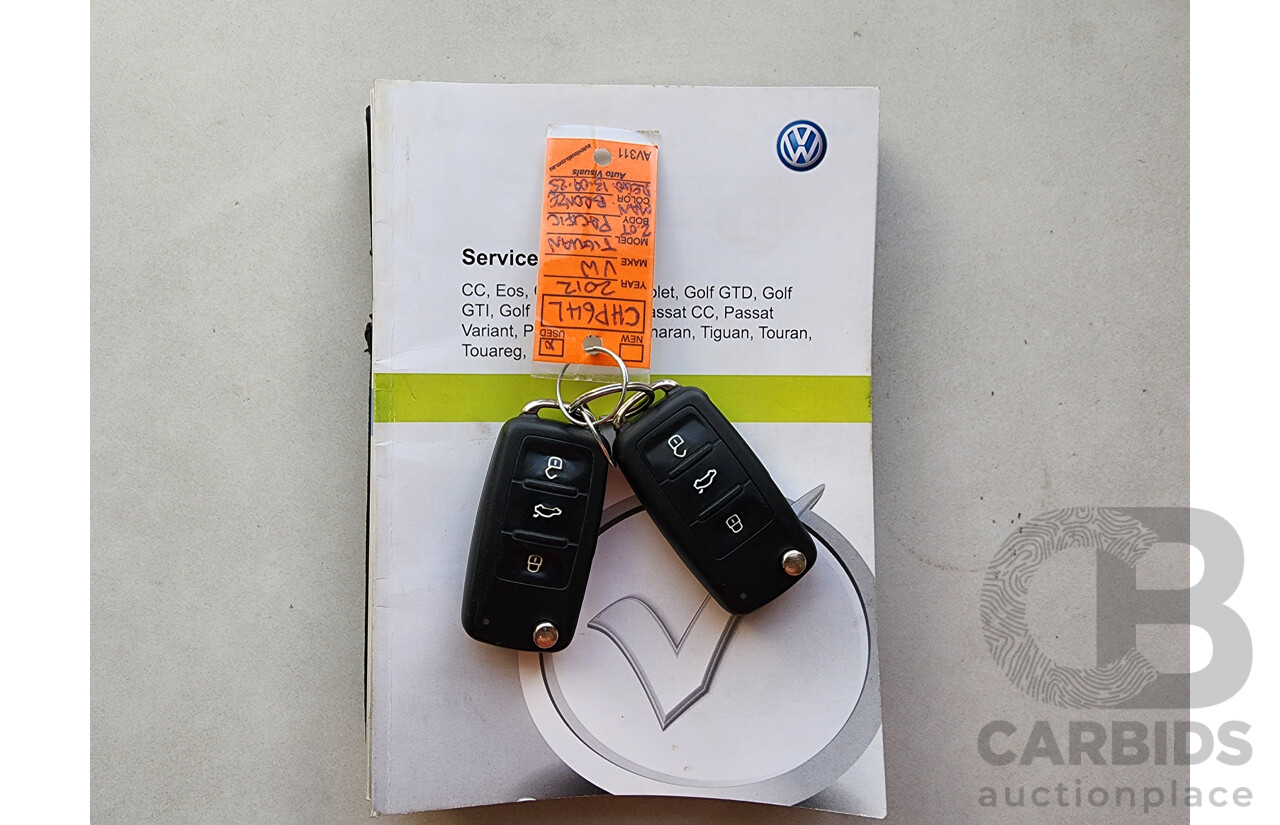 7/2012 Volkswagen Tiguan 132 TSI Pacific 5NC MY12 4d Wagon Beige 2.0L