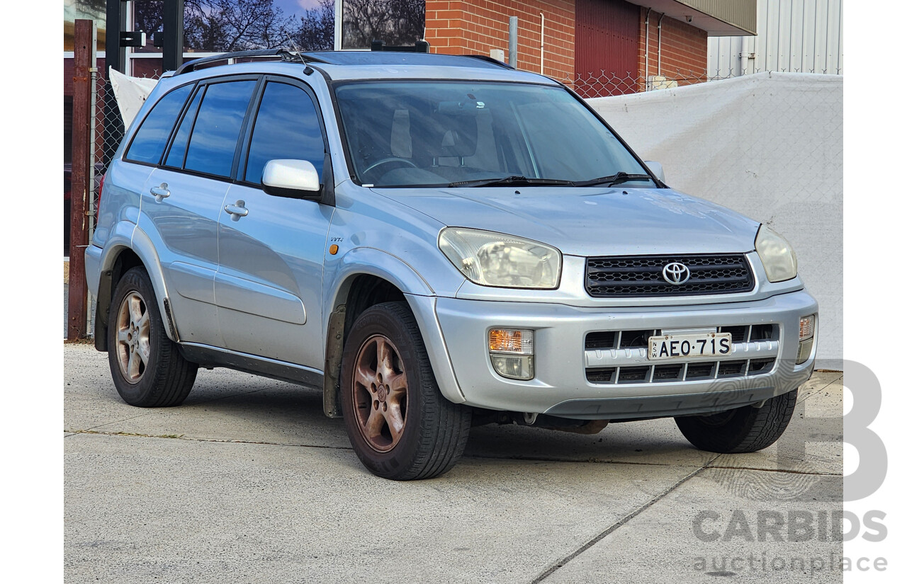 6/2003 Toyota Rav4 Cruiser (4x4) ACA21R 4d Wagon Silver 2.0L