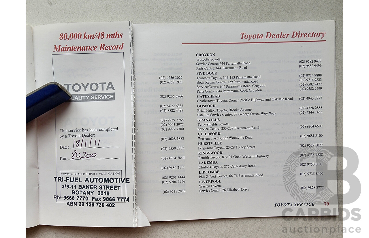 6/2003 Toyota Rav4 Cruiser (4x4) ACA21R 4d Wagon Silver 2.0L