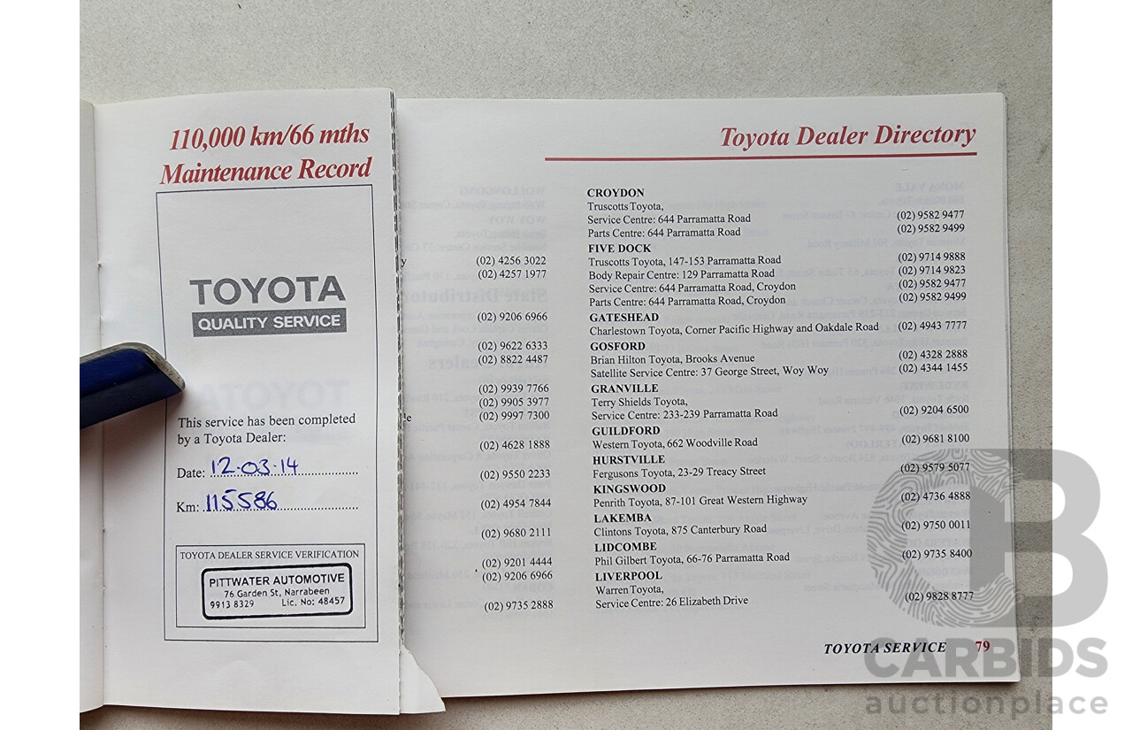 6/2003 Toyota Rav4 Cruiser (4x4) ACA21R 4d Wagon Silver 2.0L