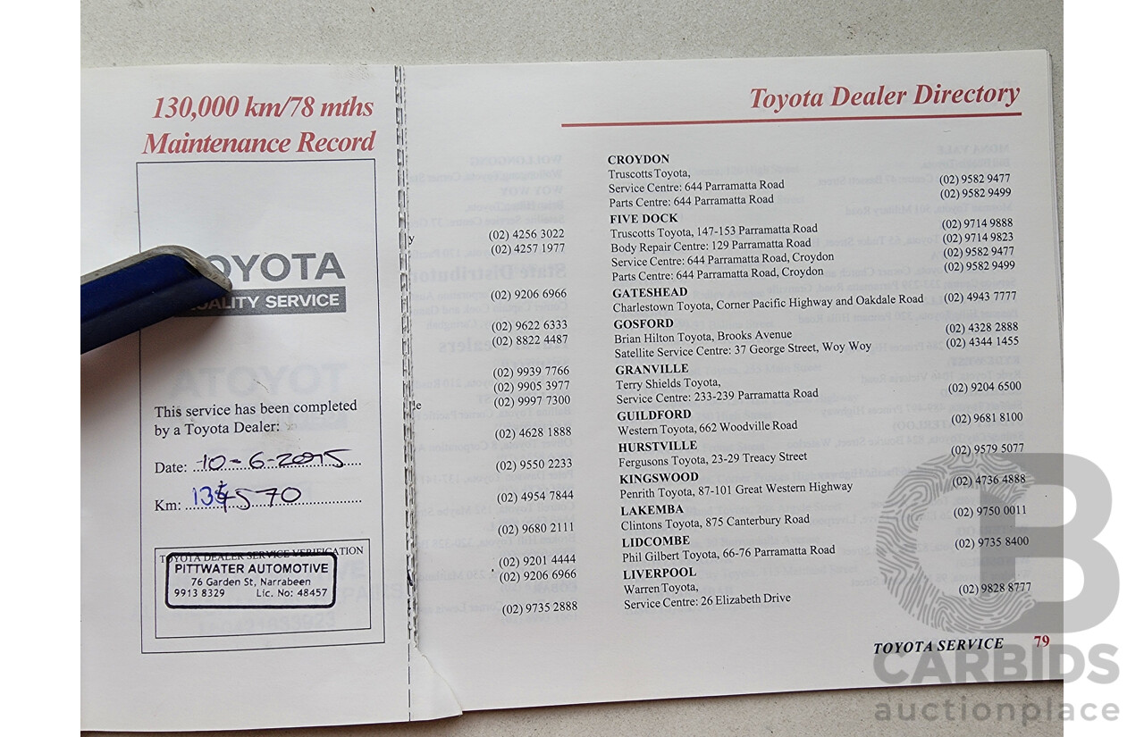 6/2003 Toyota Rav4 Cruiser (4x4) ACA21R 4d Wagon Silver 2.0L