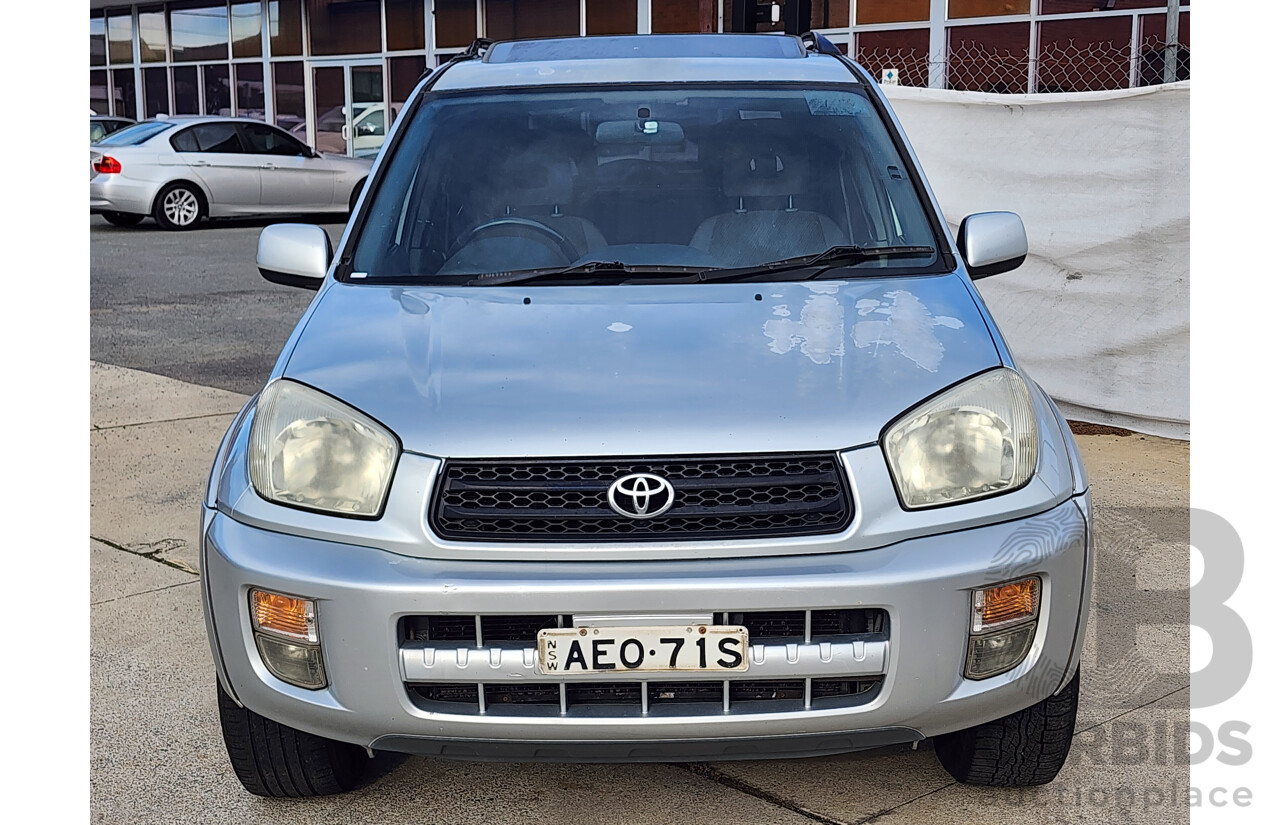 6/2003 Toyota Rav4 Cruiser (4x4) ACA21R 4d Wagon Silver 2.0L