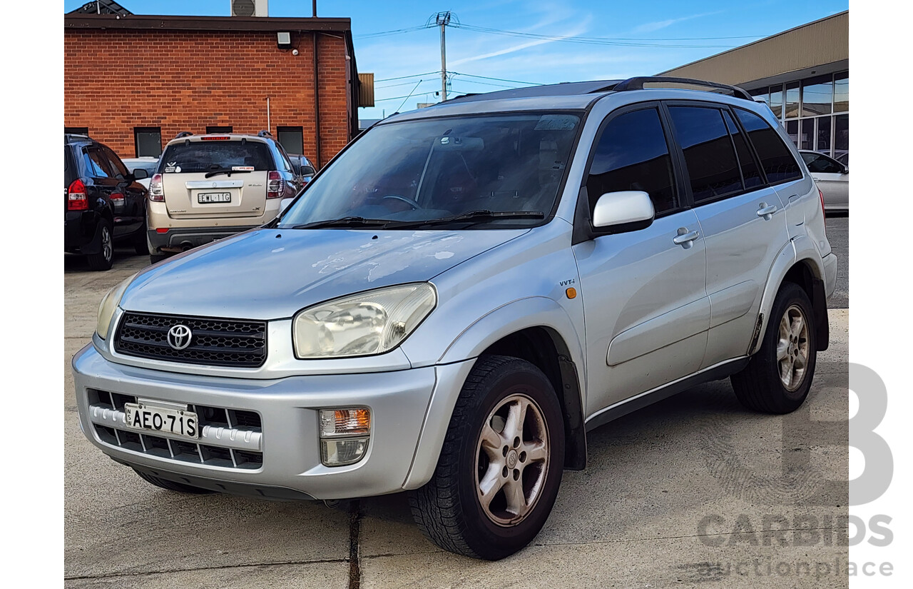 6/2003 Toyota Rav4 Cruiser (4x4) ACA21R 4d Wagon Silver 2.0L