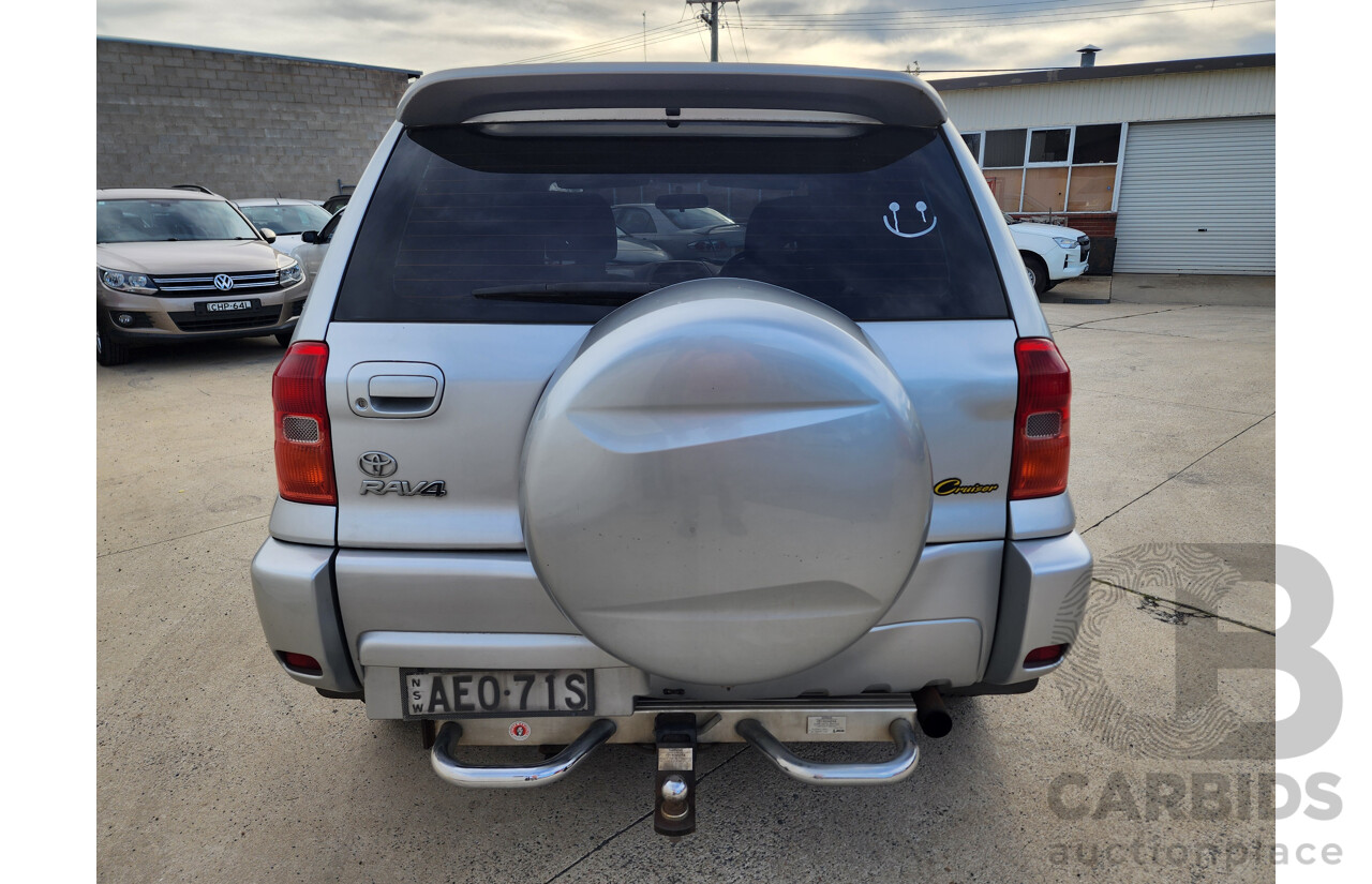 6/2003 Toyota Rav4 Cruiser (4x4) ACA21R 4d Wagon Silver 2.0L