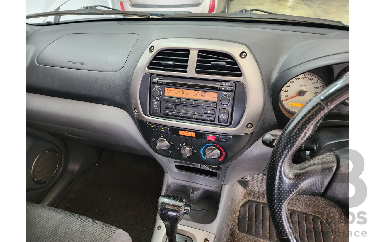 6/2003 Toyota Rav4 Cruiser (4x4) ACA21R 4d Wagon Silver 2.0L