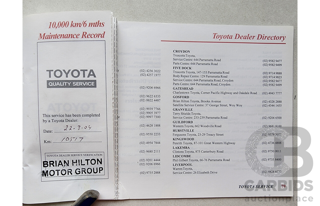 6/2003 Toyota Rav4 Cruiser (4x4) ACA21R 4d Wagon Silver 2.0L