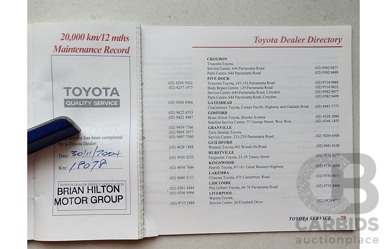 6/2003 Toyota Rav4 Cruiser (4x4) ACA21R 4d Wagon Silver 2.0L