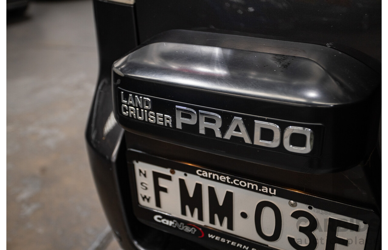 8/2013 Toyota Landcruiser Prado GXL (4x4) KDJ150R 4d Wagon Graphite Metallic Grey Turbo Diesel 3.0L - 7 Seater