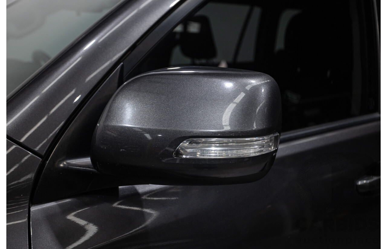 8/2013 Toyota Landcruiser Prado GXL (4x4) KDJ150R 4d Wagon Graphite Metallic Grey Turbo Diesel 3.0L - 7 Seater