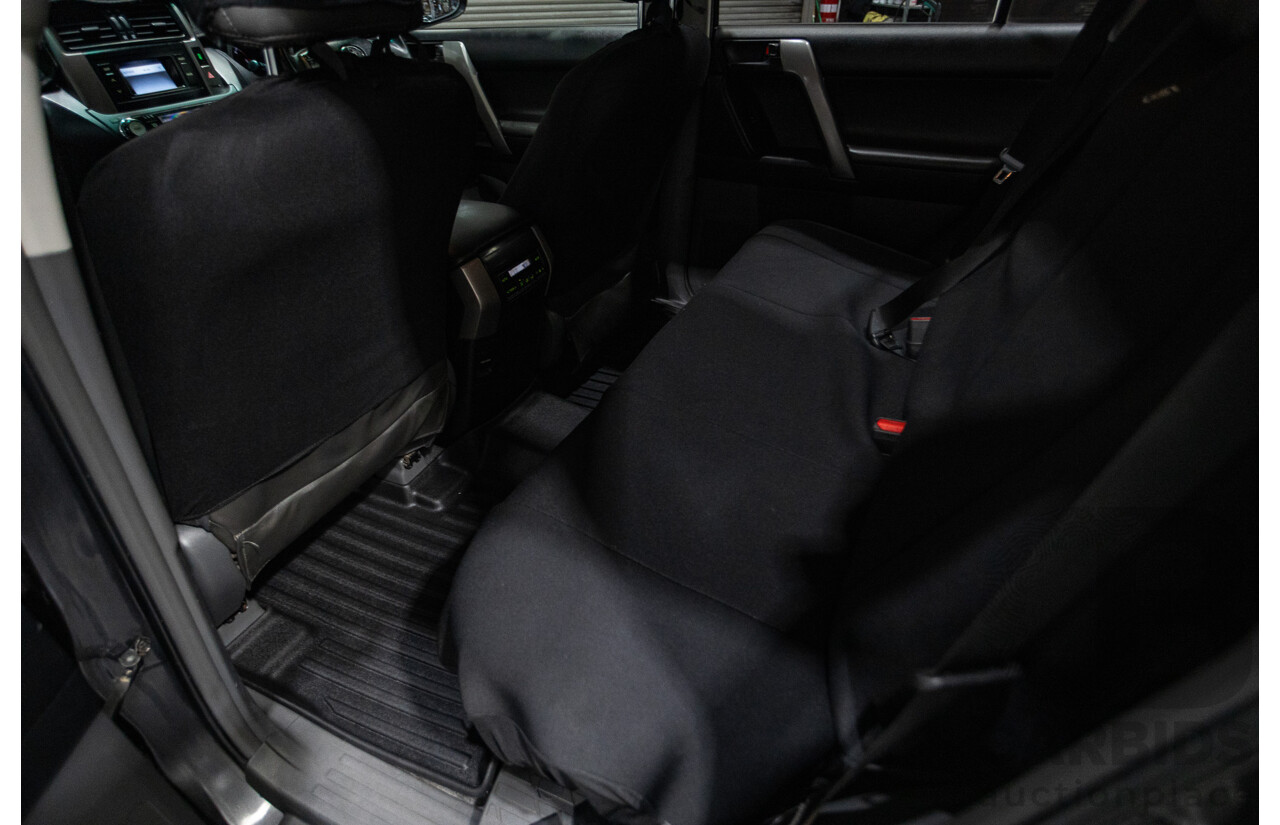 8/2013 Toyota Landcruiser Prado GXL (4x4) KDJ150R 4d Wagon Graphite Metallic Grey Turbo Diesel 3.0L - 7 Seater