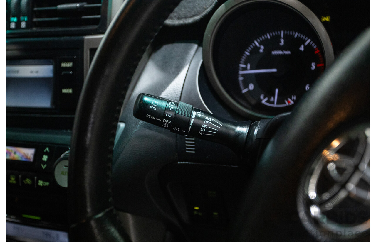 8/2013 Toyota Landcruiser Prado GXL (4x4) KDJ150R 4d Wagon Graphite Metallic Grey Turbo Diesel 3.0L - 7 Seater