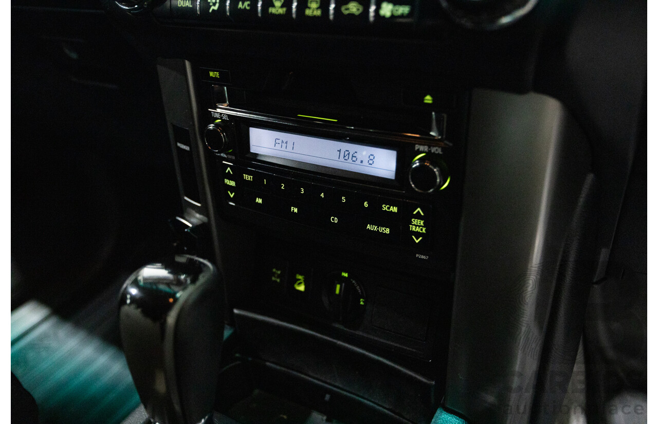 8/2013 Toyota Landcruiser Prado GXL (4x4) KDJ150R 4d Wagon Graphite Metallic Grey Turbo Diesel 3.0L - 7 Seater