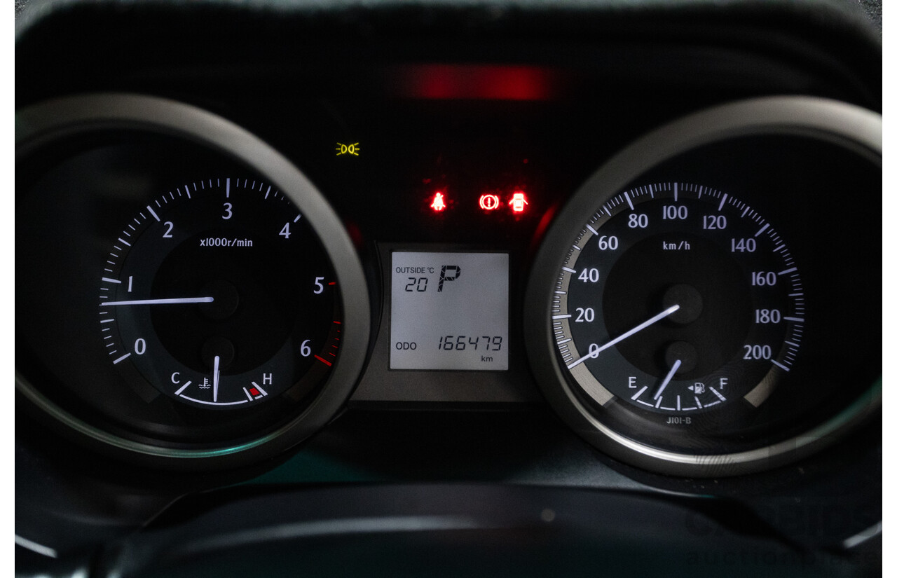 8/2013 Toyota Landcruiser Prado GXL (4x4) KDJ150R 4d Wagon Graphite Metallic Grey Turbo Diesel 3.0L - 7 Seater