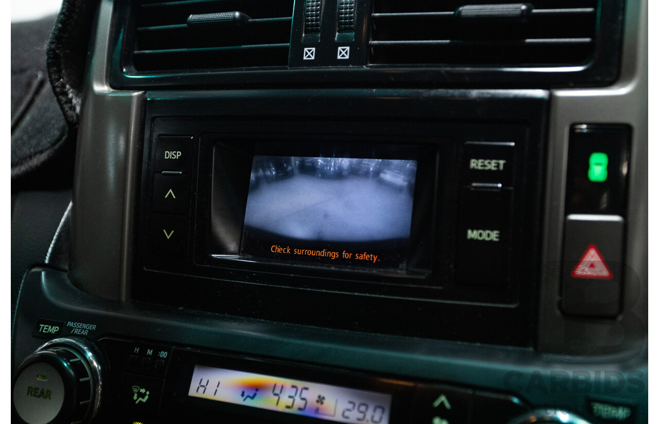 8/2013 Toyota Landcruiser Prado GXL (4x4) KDJ150R 4d Wagon Graphite Metallic Grey Turbo Diesel 3.0L - 7 Seater