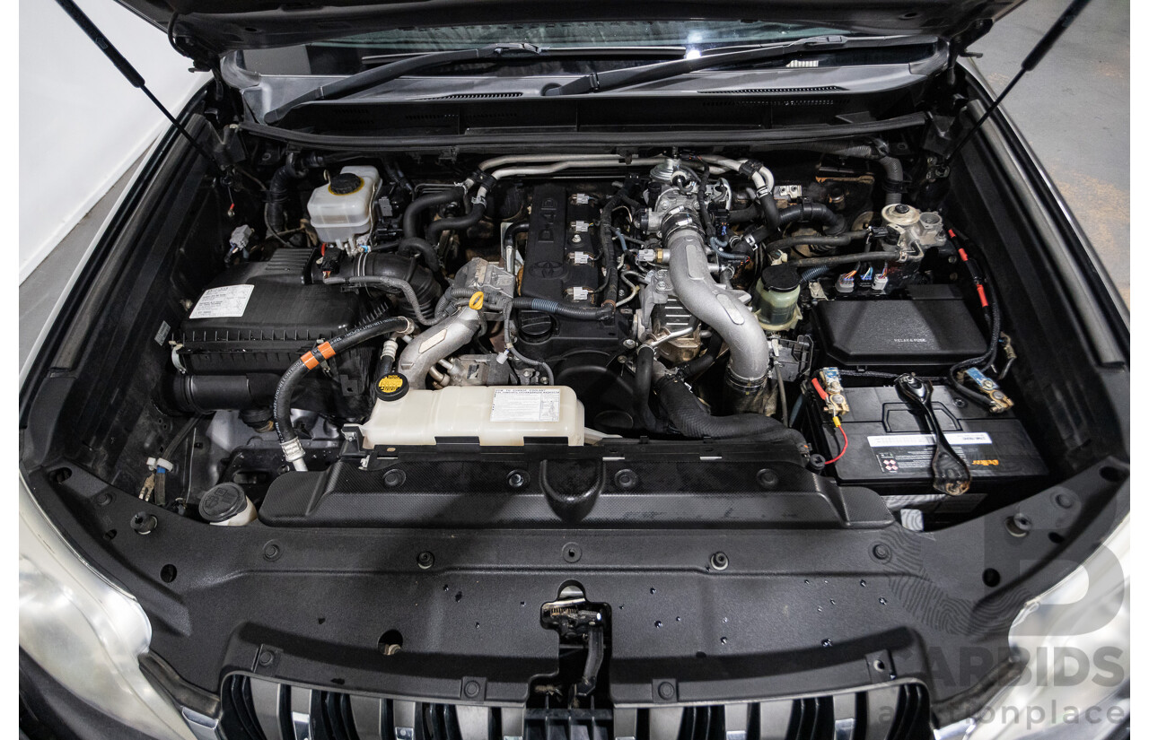 8/2013 Toyota Landcruiser Prado GXL (4x4) KDJ150R 4d Wagon Graphite Metallic Grey Turbo Diesel 3.0L - 7 Seater