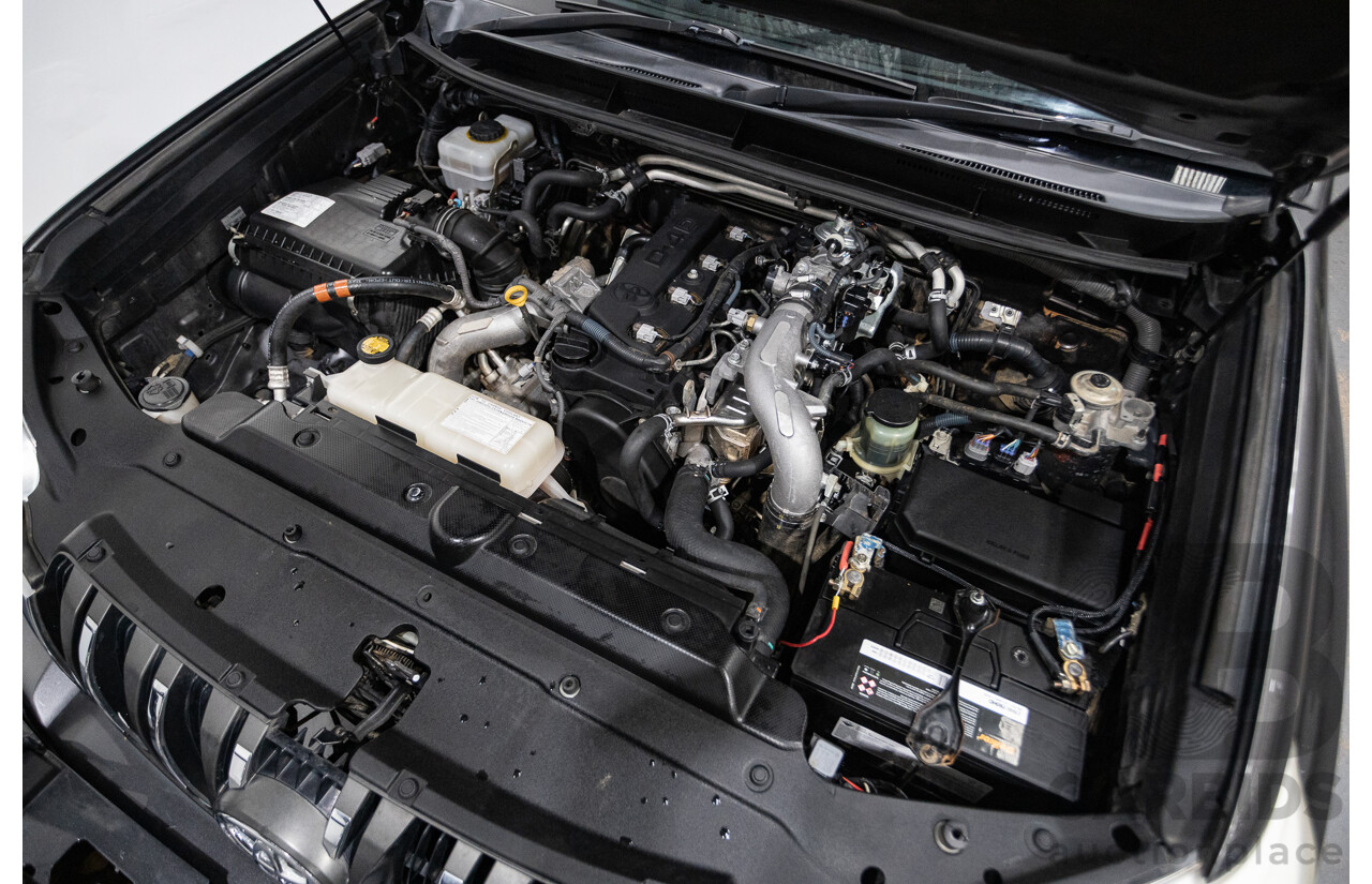 8/2013 Toyota Landcruiser Prado GXL (4x4) KDJ150R 4d Wagon Graphite Metallic Grey Turbo Diesel 3.0L - 7 Seater