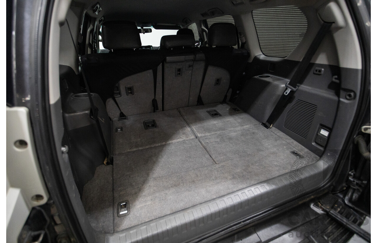 8/2013 Toyota Landcruiser Prado GXL (4x4) KDJ150R 4d Wagon Graphite Metallic Grey Turbo Diesel 3.0L - 7 Seater