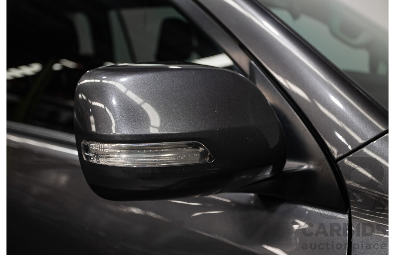 8/2013 Toyota Landcruiser Prado GXL (4x4) KDJ150R 4d Wagon Graphite Metallic Grey Turbo Diesel 3.0L - 7 Seater