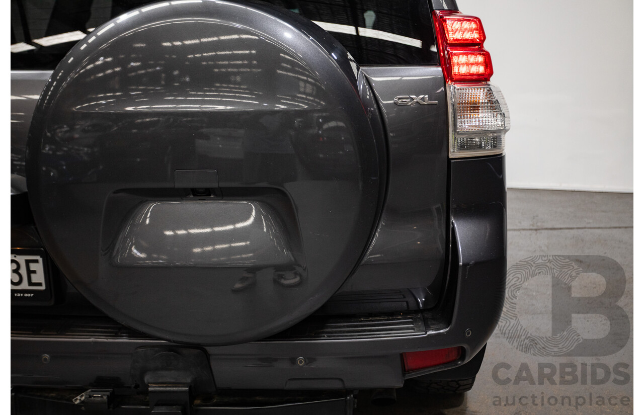 8/2013 Toyota Landcruiser Prado GXL (4x4) KDJ150R 4d Wagon Graphite Metallic Grey Turbo Diesel 3.0L - 7 Seater