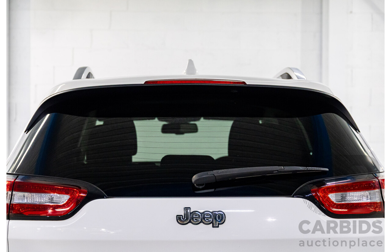 7/2014 Jeep Cherokee Longitude (4x4) KL 4d Wagon Bright White V6 3.2L