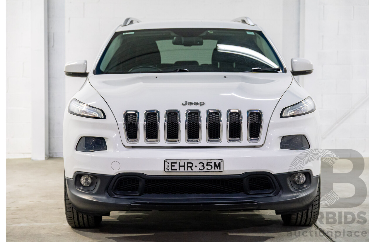 7/2014 Jeep Cherokee Longitude (4x4) KL 4d Wagon Bright White V6 3.2L