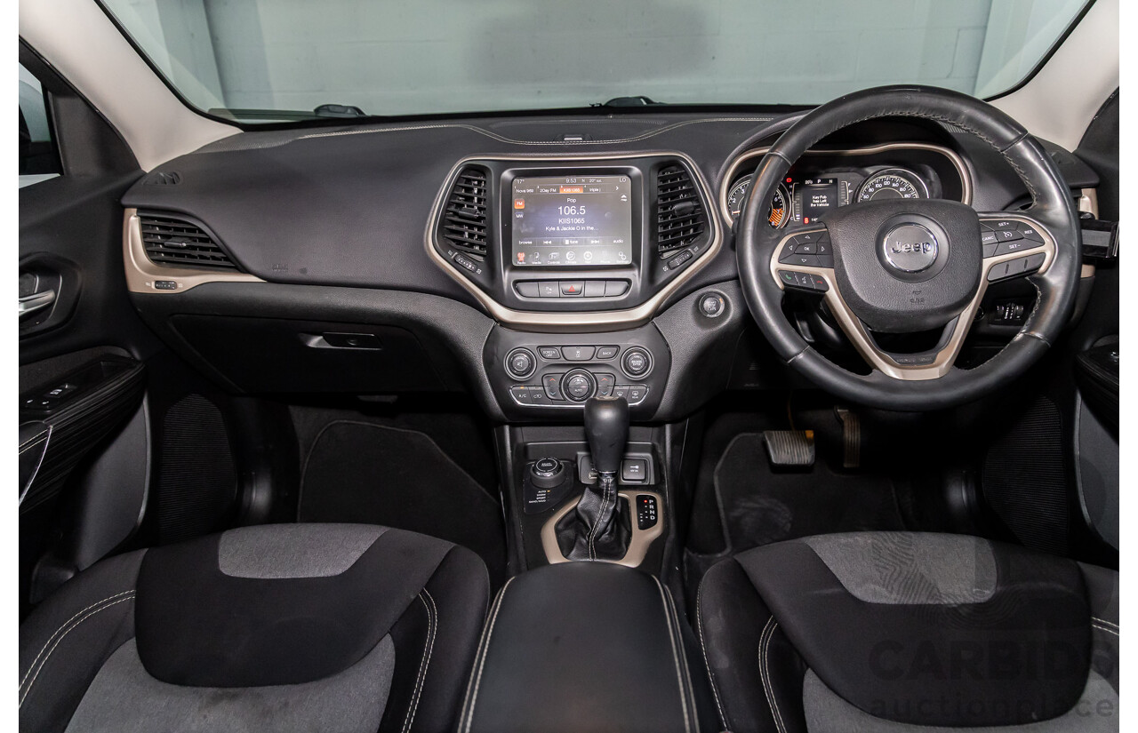 7/2014 Jeep Cherokee Longitude (4x4) KL 4d Wagon Bright White V6 3.2L