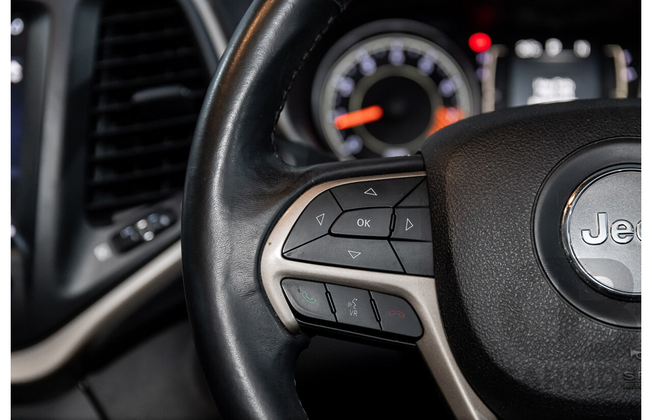 7/2014 Jeep Cherokee Longitude (4x4) KL 4d Wagon Bright White V6 3.2L