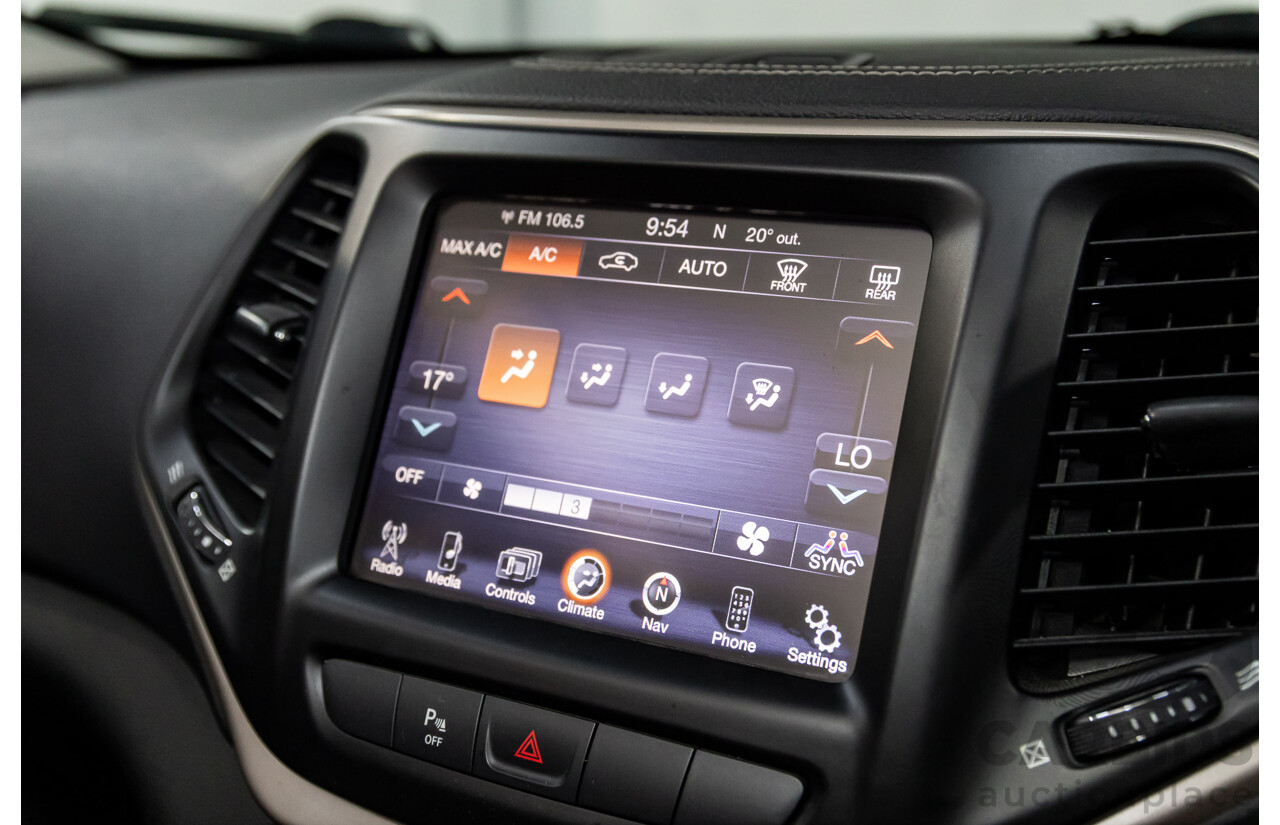 7/2014 Jeep Cherokee Longitude (4x4) KL 4d Wagon Bright White V6 3.2L