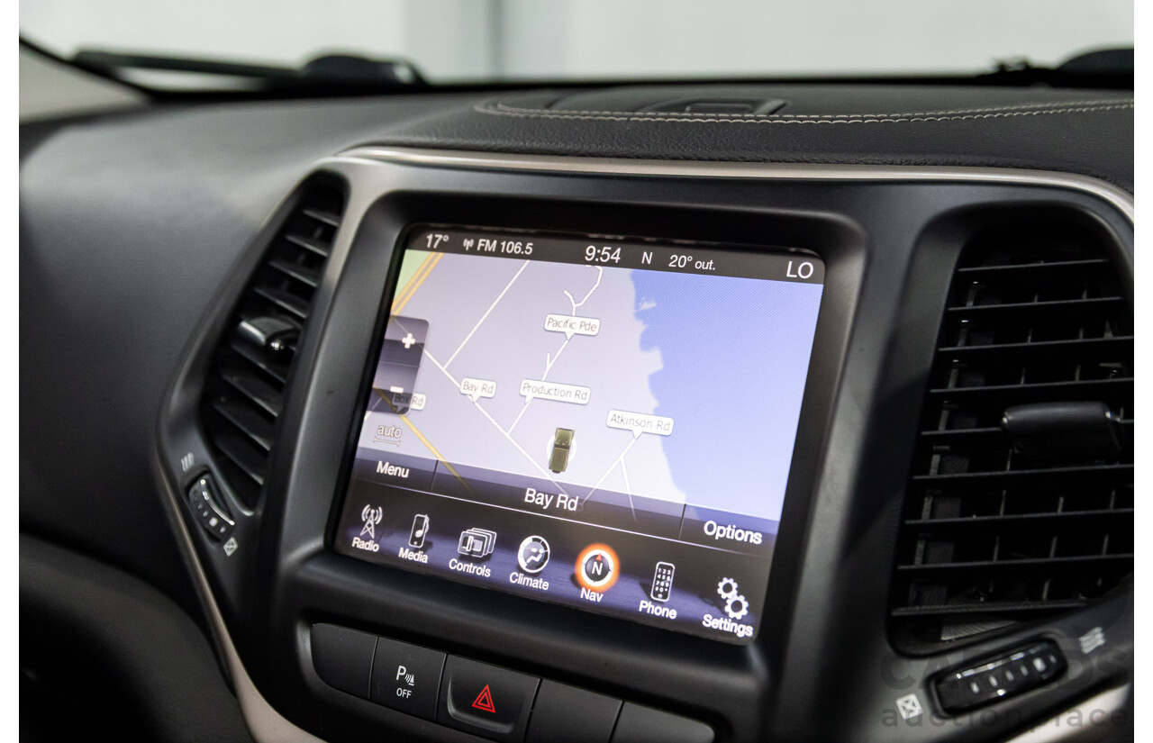 7/2014 Jeep Cherokee Longitude (4x4) KL 4d Wagon Bright White V6 3.2L