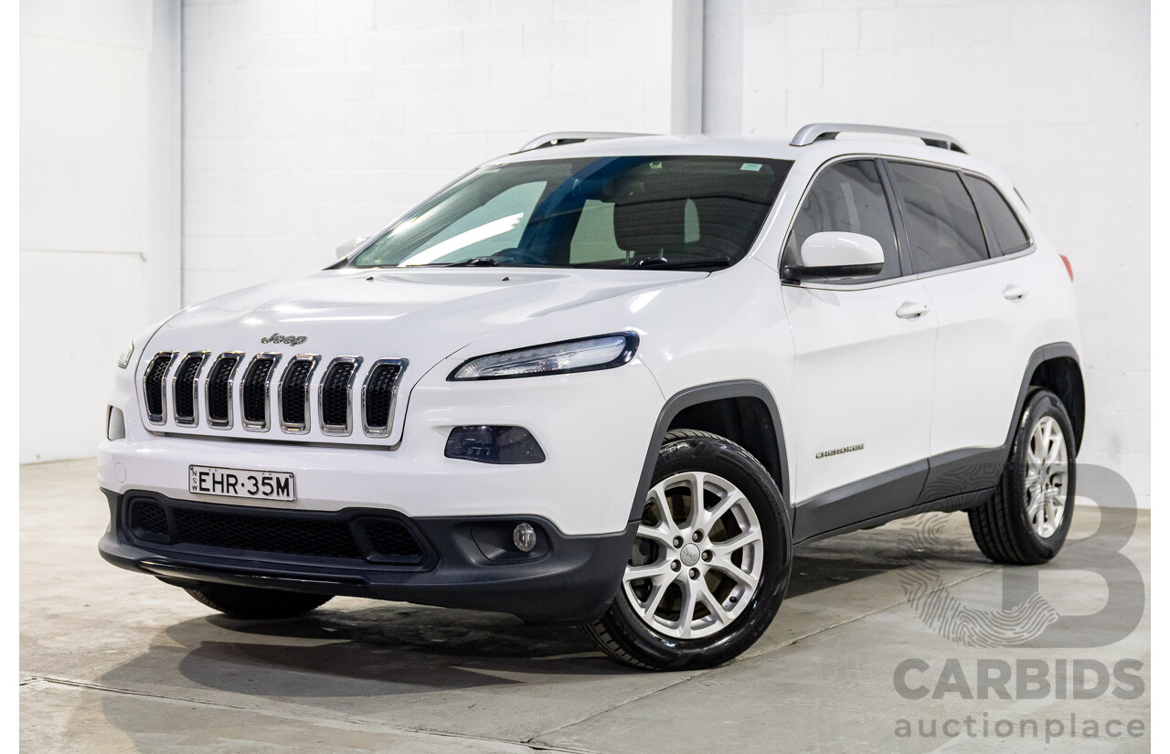 7/2014 Jeep Cherokee Longitude (4x4) KL 4d Wagon Bright White V6 3.2L