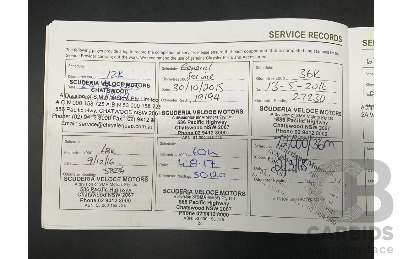 7/2014 Jeep Cherokee Longitude (4x4) KL 4d Wagon Bright White V6 3.2L