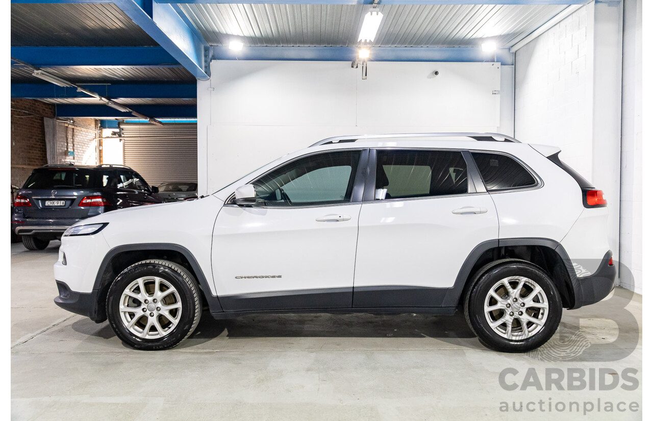 7/2014 Jeep Cherokee Longitude (4x4) KL 4d Wagon Bright White V6 3.2L