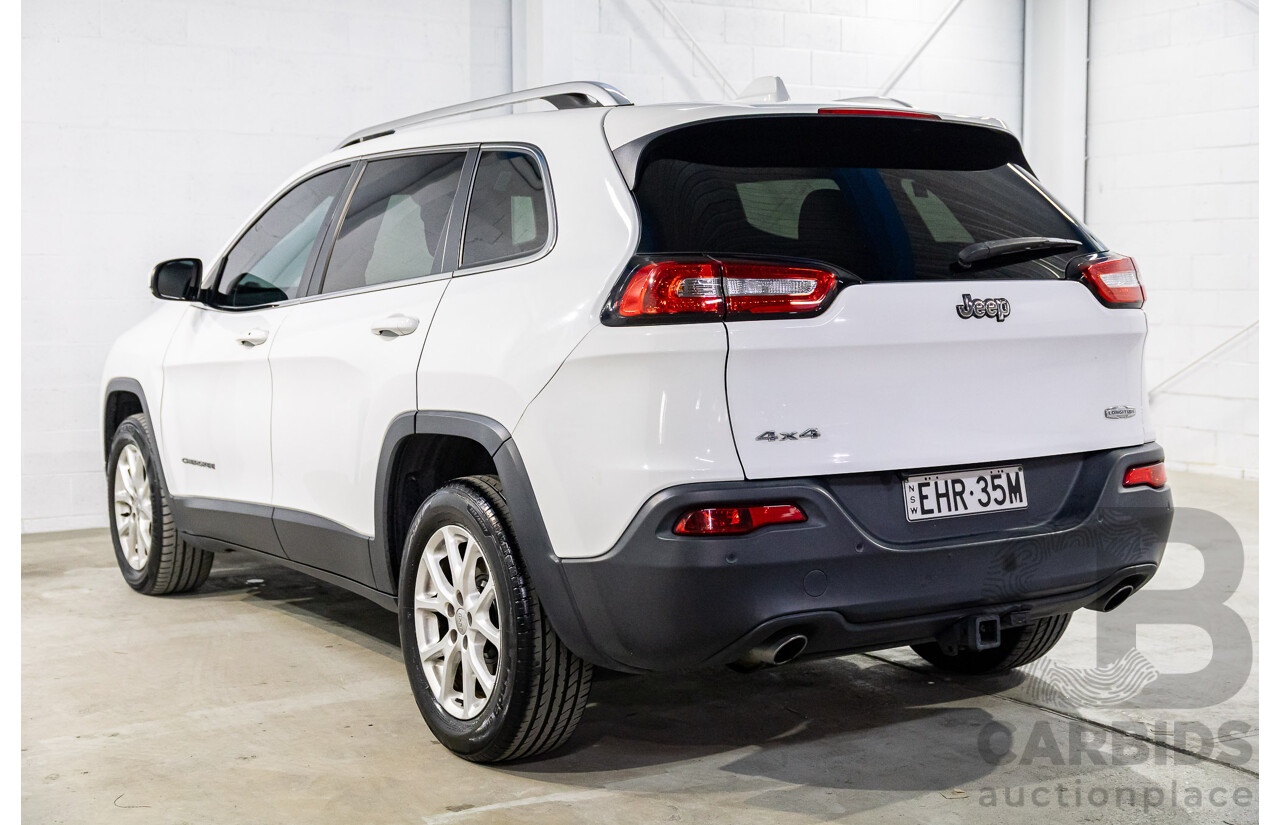 7/2014 Jeep Cherokee Longitude (4x4) KL 4d Wagon Bright White V6 3.2L