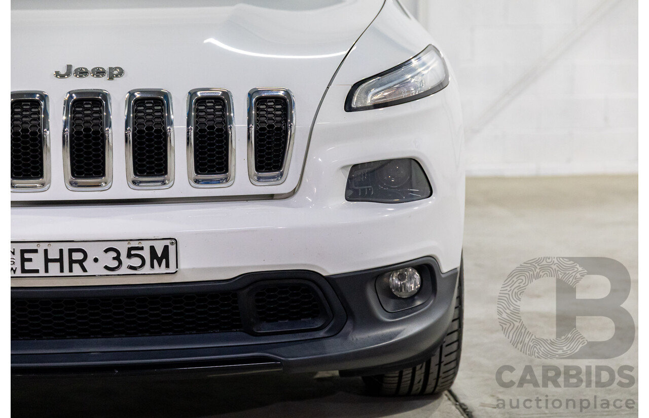 7/2014 Jeep Cherokee Longitude (4x4) KL 4d Wagon Bright White V6 3.2L