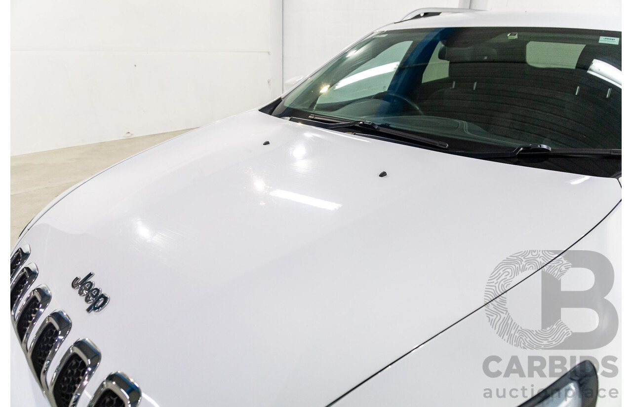 7/2014 Jeep Cherokee Longitude (4x4) KL 4d Wagon Bright White V6 3.2L