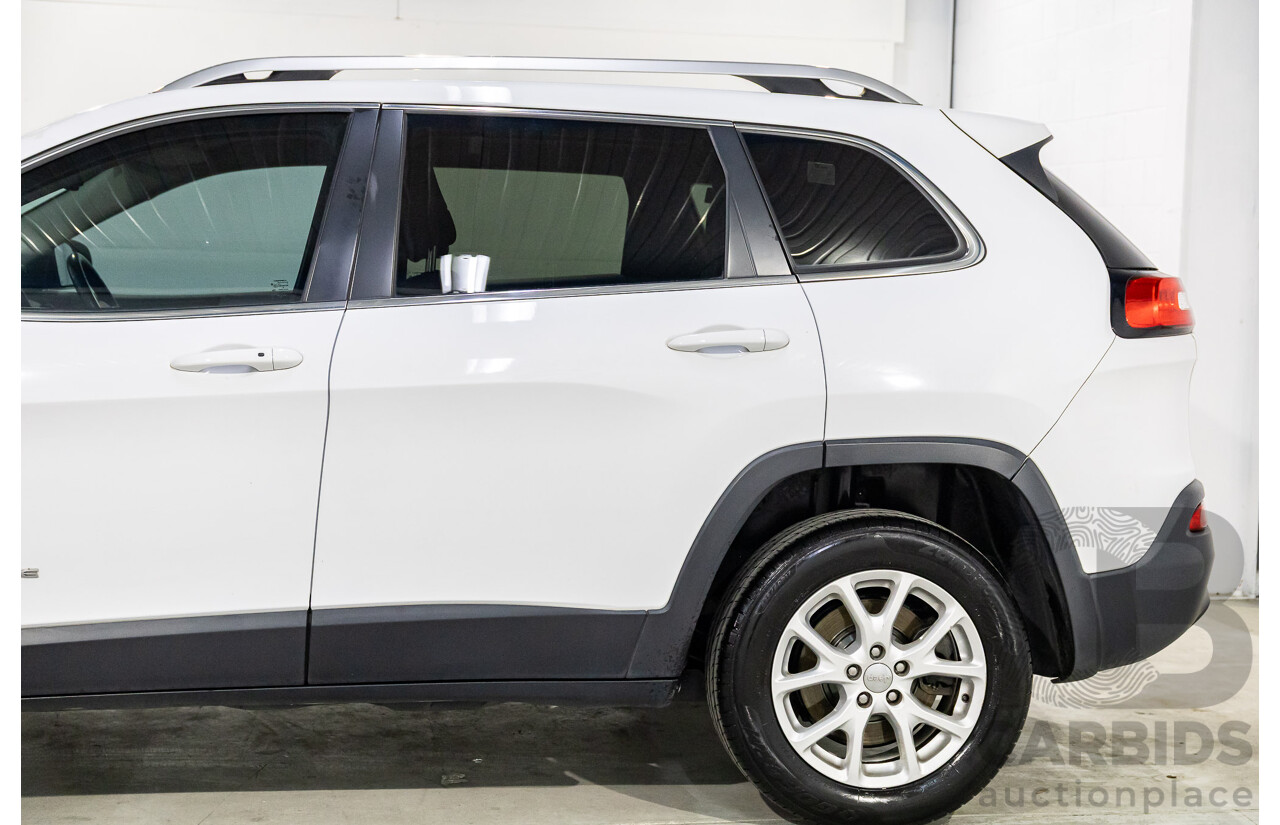 7/2014 Jeep Cherokee Longitude (4x4) KL 4d Wagon Bright White V6 3.2L