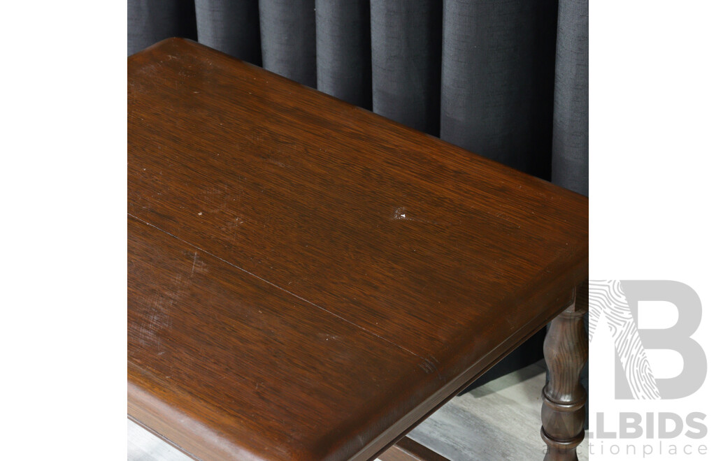 Pair of Oak Sidetables by Ercol