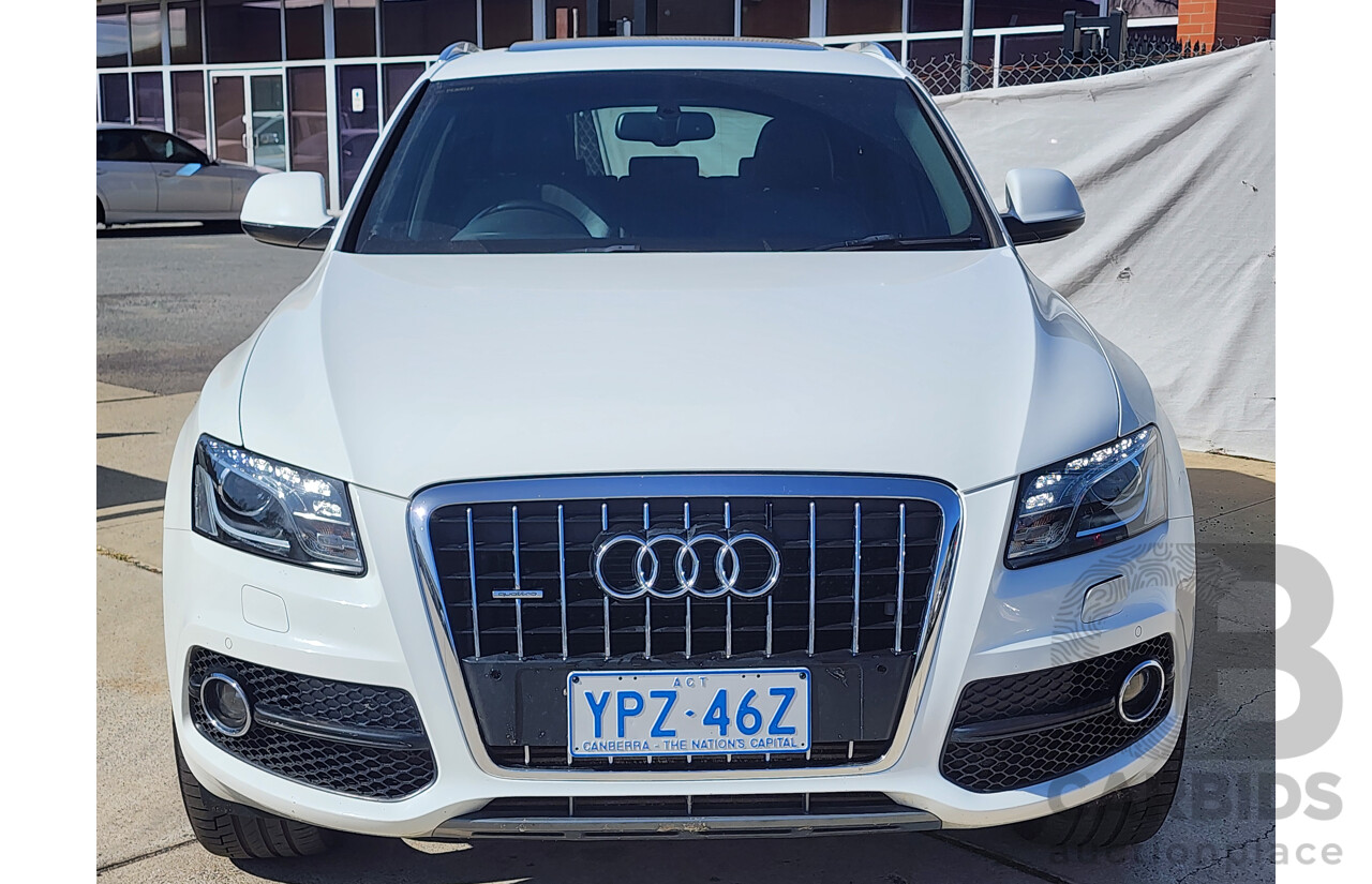 7/2012 Audi Q5 3.0 TDI Quattro 8R MY12 4d Wagon White 3.0L