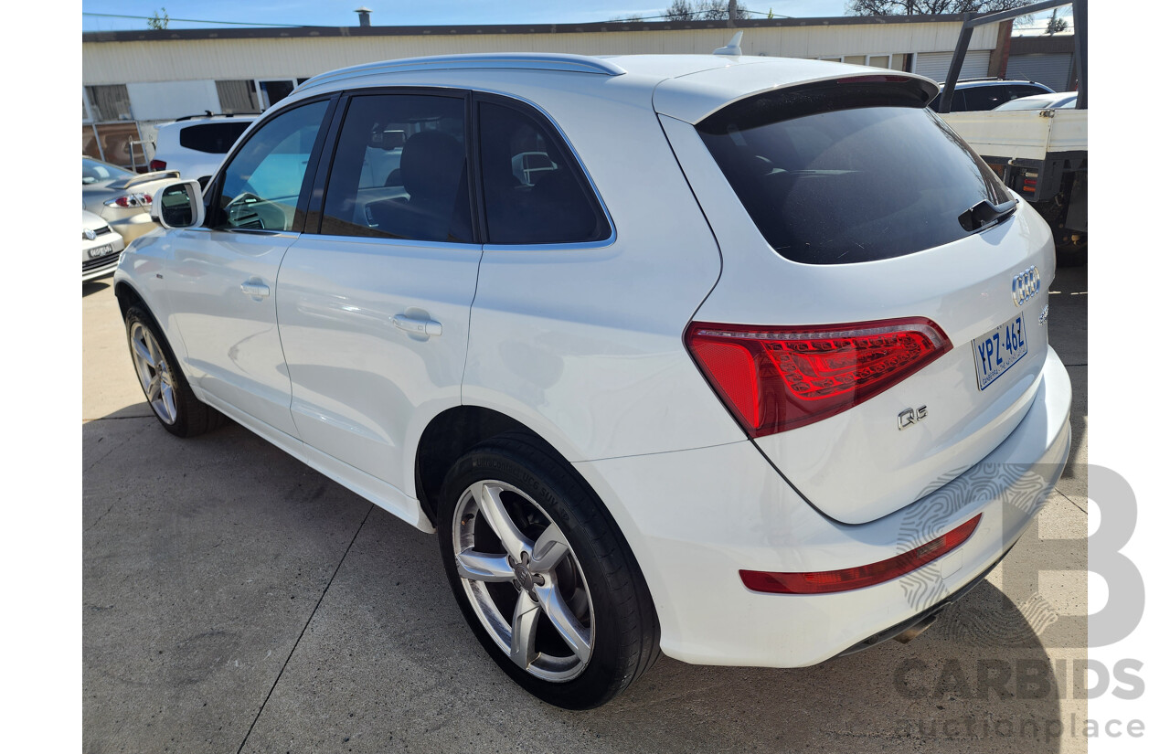 7/2012 Audi Q5 3.0 TDI Quattro 8R MY12 4d Wagon White 3.0L