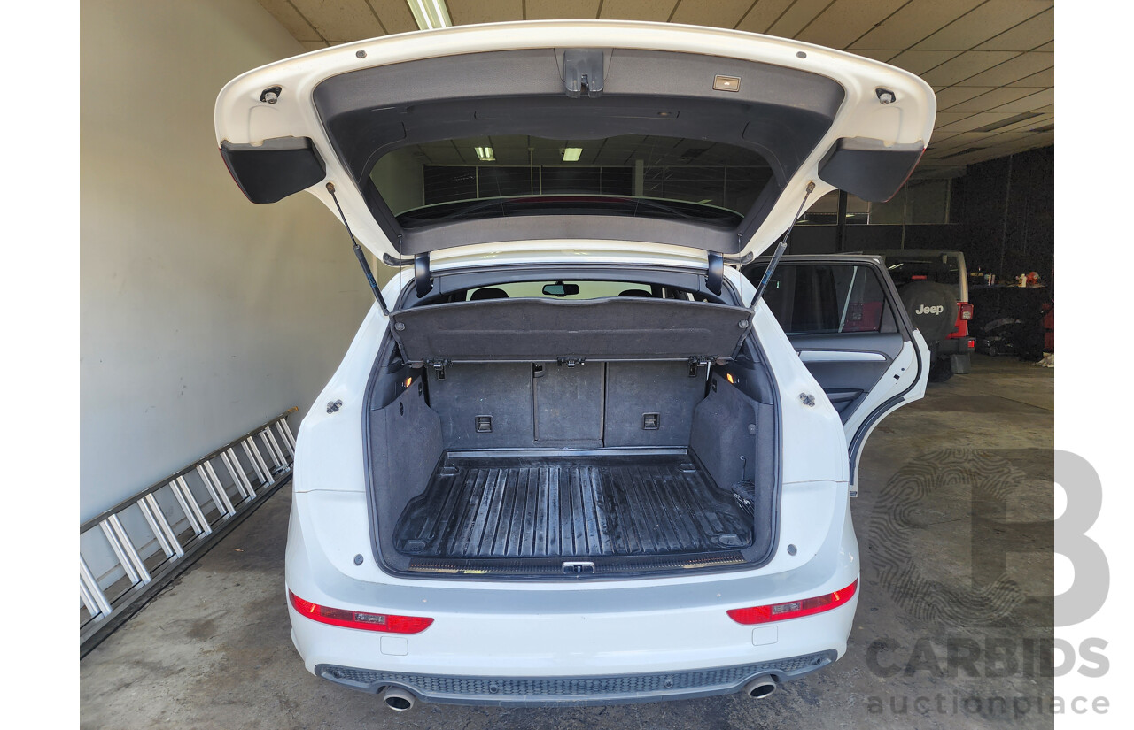 7/2012 Audi Q5 3.0 TDI Quattro 8R MY12 4d Wagon White 3.0L
