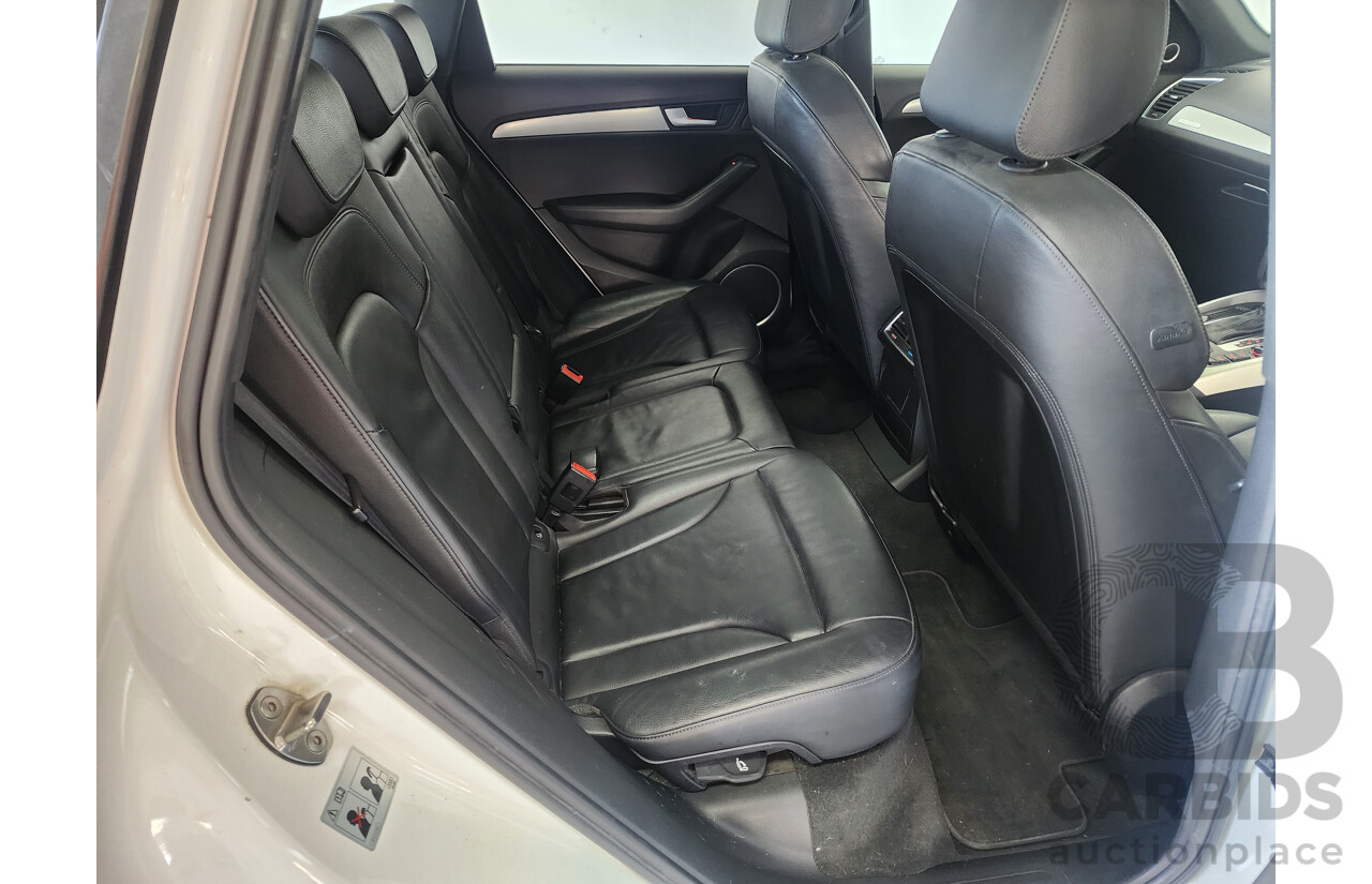 7/2012 Audi Q5 3.0 TDI Quattro 8R MY12 4d Wagon White 3.0L