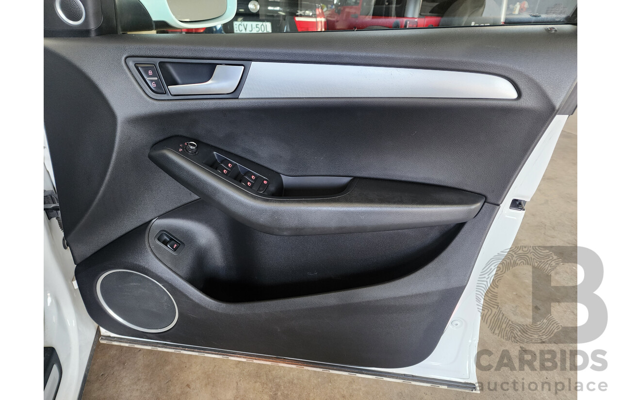 7/2012 Audi Q5 3.0 TDI Quattro 8R MY12 4d Wagon White 3.0L